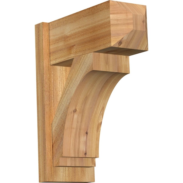 Ekena Millwork Imperial Rough Sawn Craftsman Outlooker, Western Red Cedar, 8"W x 18"D x 22"H OUT08X18X22IMP04RWR - main